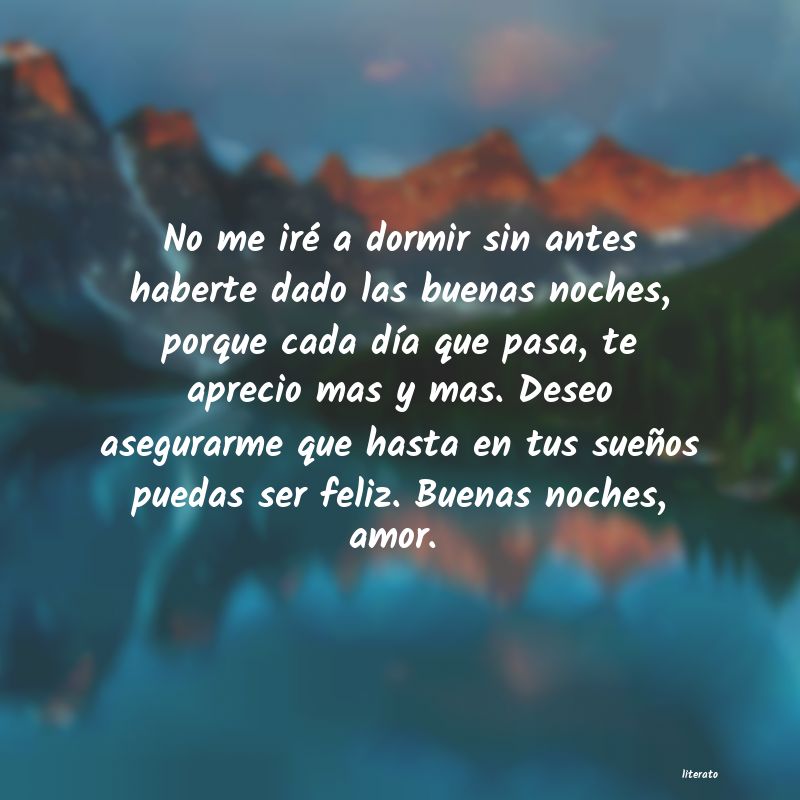 poemas cortos de buenas noches