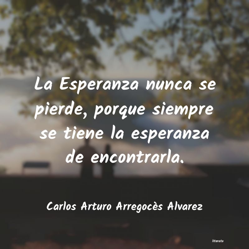 frases de Carlos Arturo Arregocès Alvarez