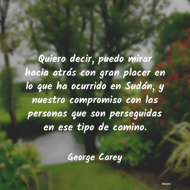 Frases de George Carey