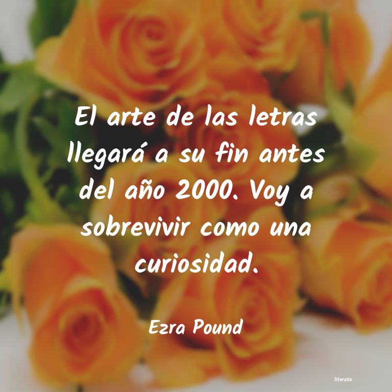 Frases de Ezra Pound