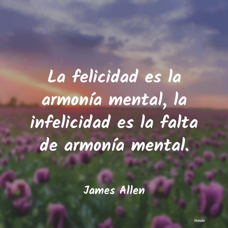 Frases de James Allen