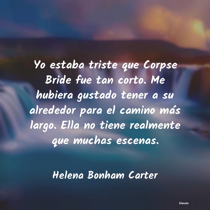 Frases de Helena Bonham Carter