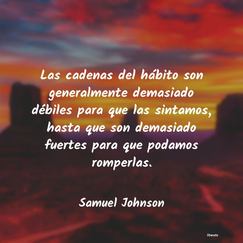 Frases de Samuel Johnson