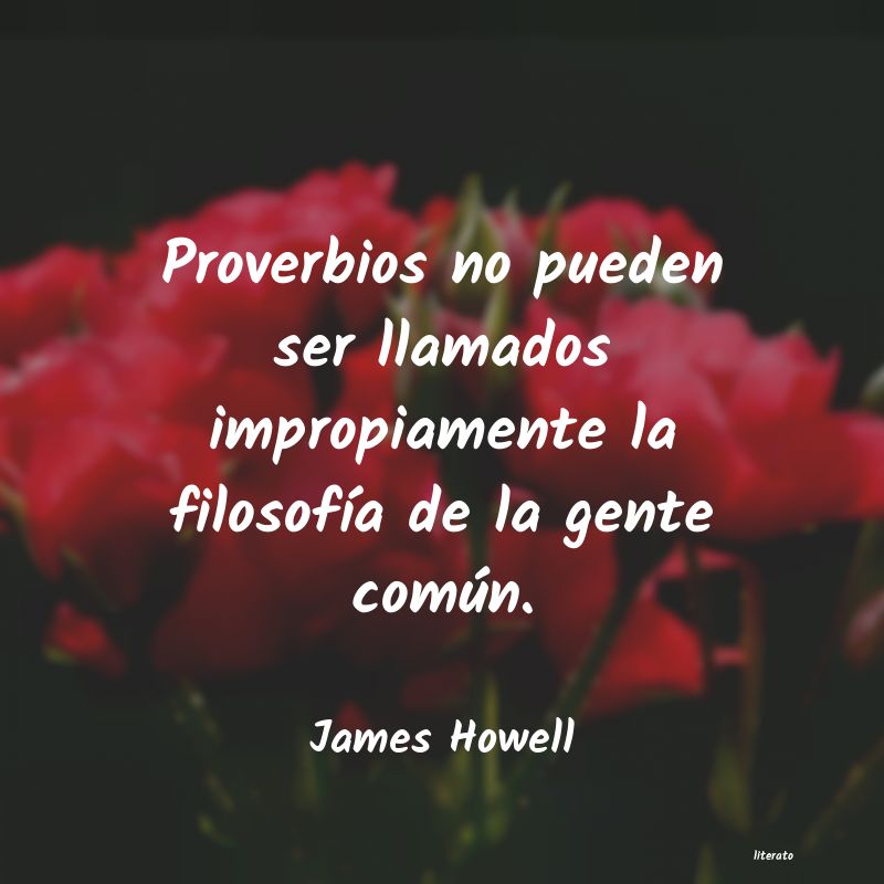 Frases de James Howell