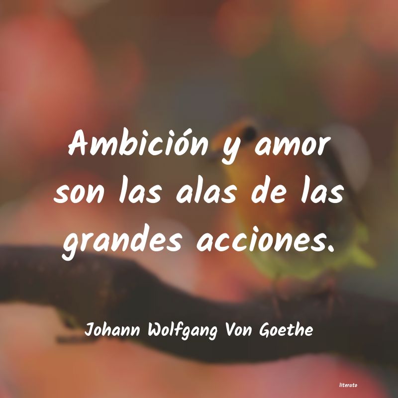 Frases de Johann Wolfgang Von Goethe