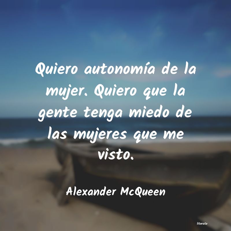 Frases de Alexander McQueen