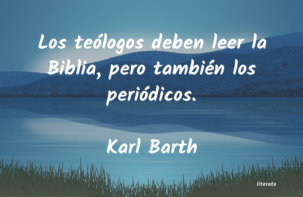frases de Karl Barth