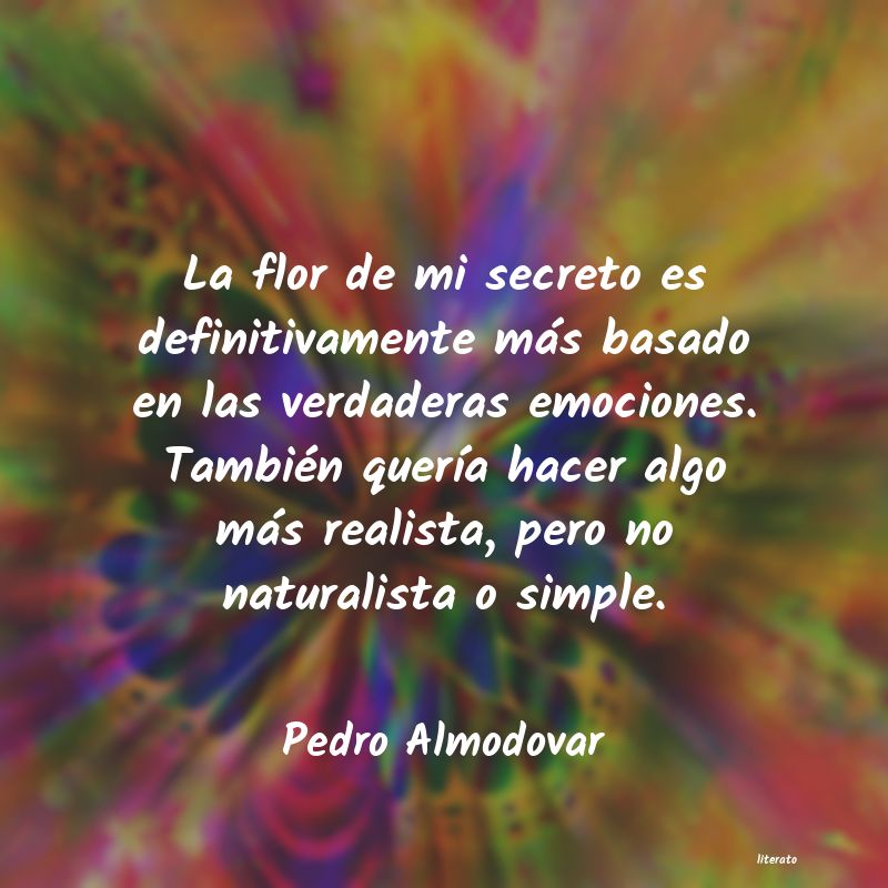 frases de Pedro Almodovar