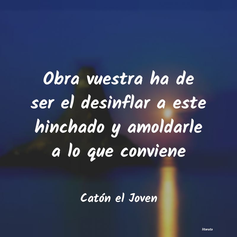 frases de Catón el Joven