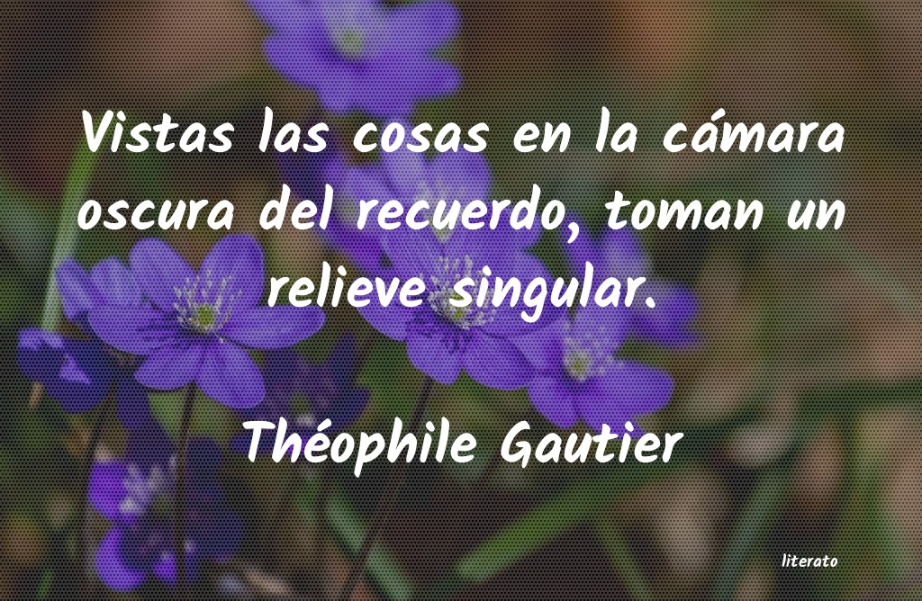 frases de Théophile Gautier