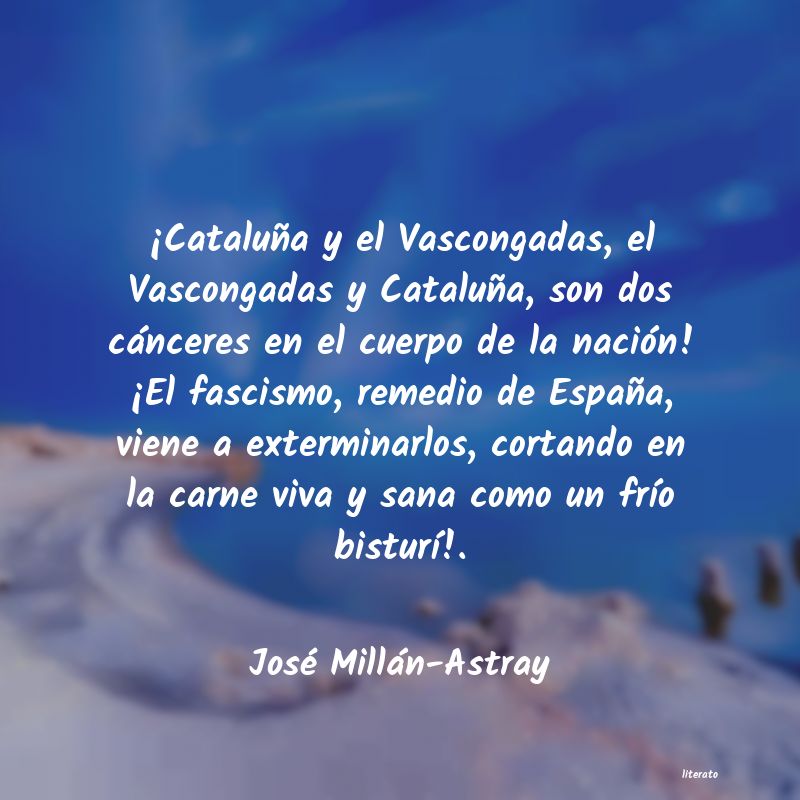 frases de José Millán-Astray