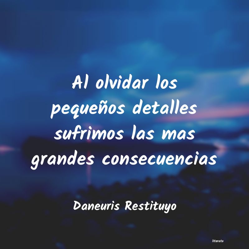 Frases de Daneuris Restituyo