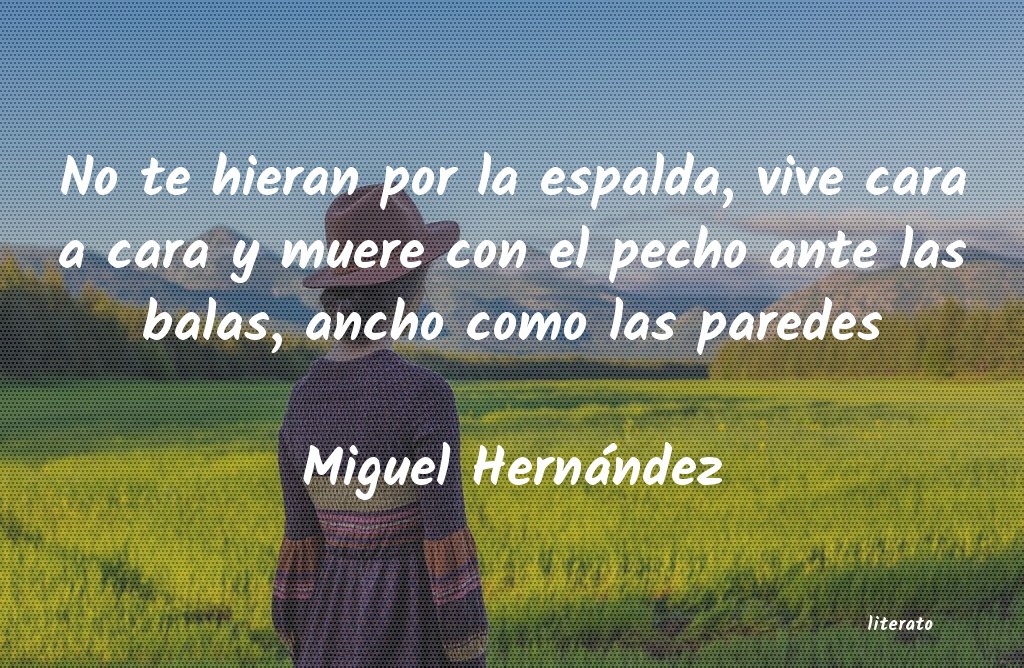 vive de tal manera