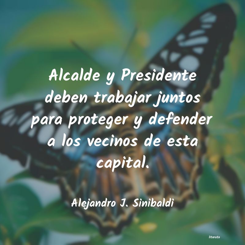 Frases de Alejandro J. Sinibaldi