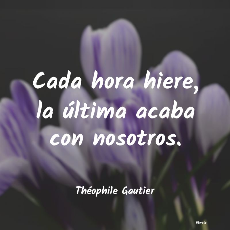 frases de Théophile Gautier