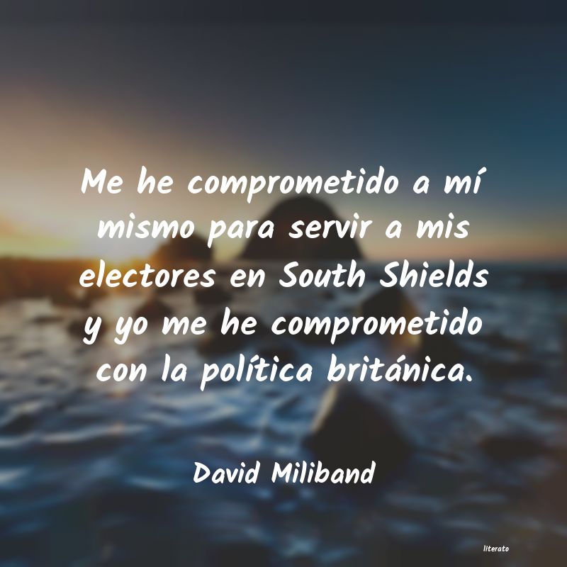 Frases de David Miliband