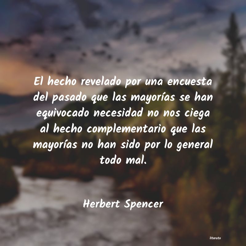 Frases de Herbert Spencer