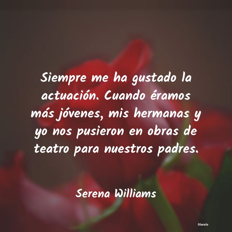 frases de Serena Williams
