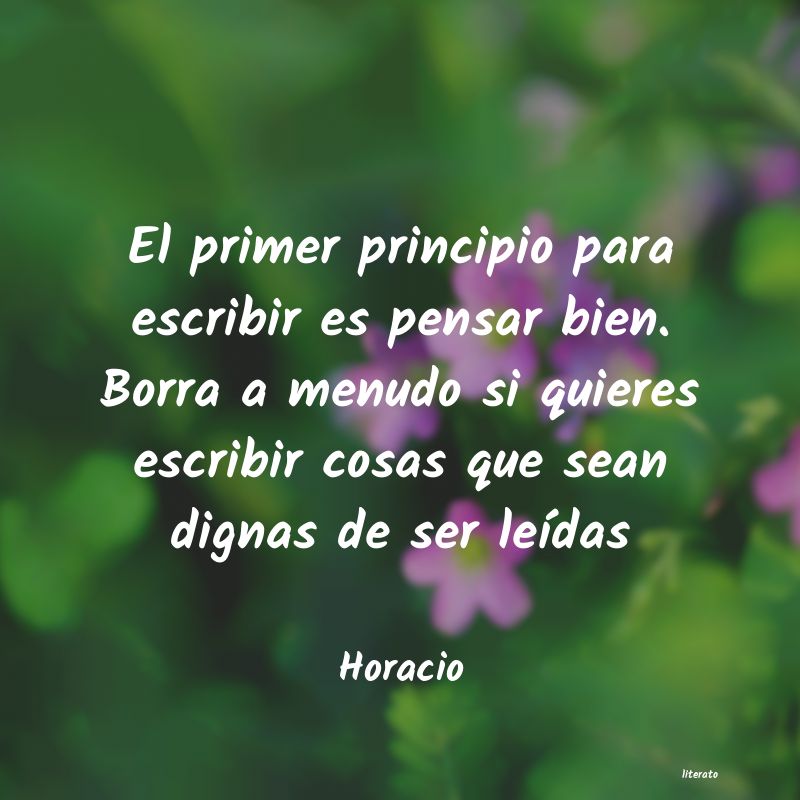 Frases de Horacio