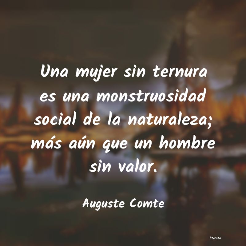 Frases de Auguste Comte