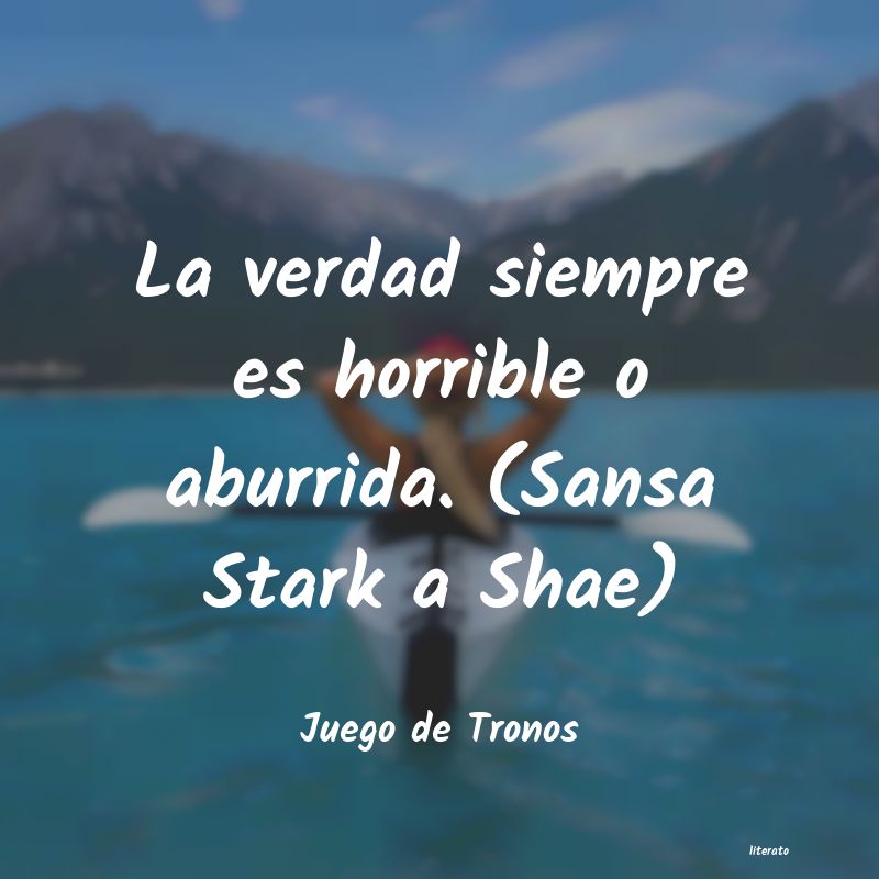 frases de Juego de Tronos