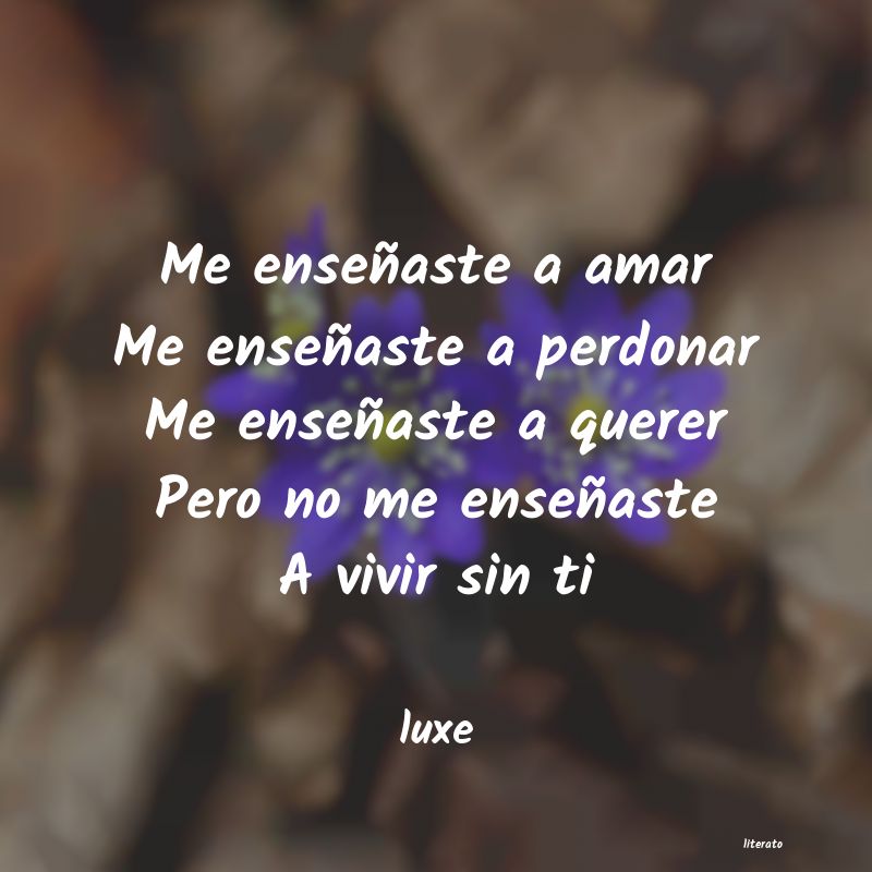 me-ensenaste-a-vivir