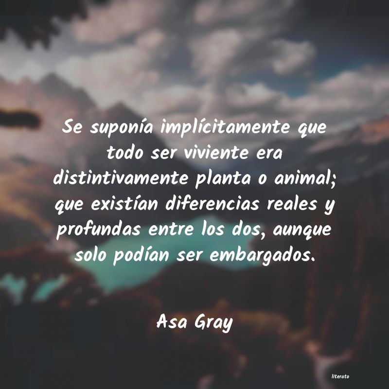 frases de Asa Gray