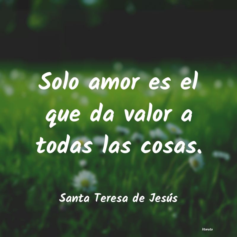 Frases de Santa Teresa de Jesús