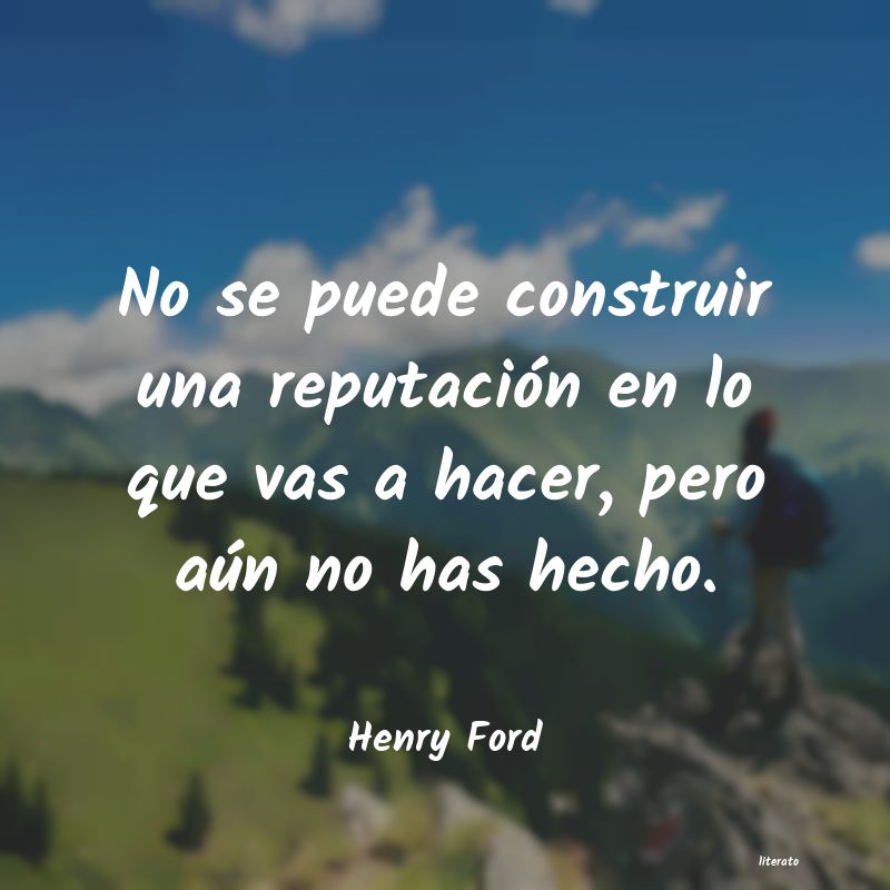 Frases de Henry Ford