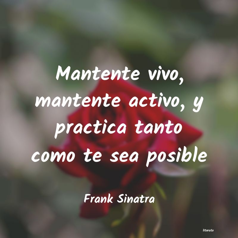 Frases de Frank Sinatra