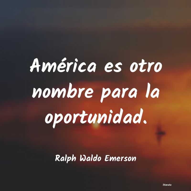 Frases de Ralph Waldo Emerson