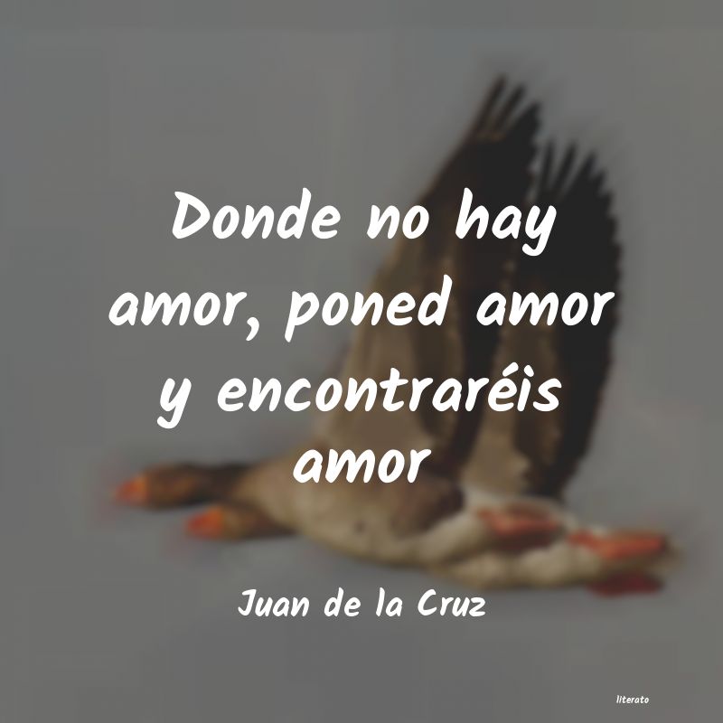 Frases de Juan de la Cruz