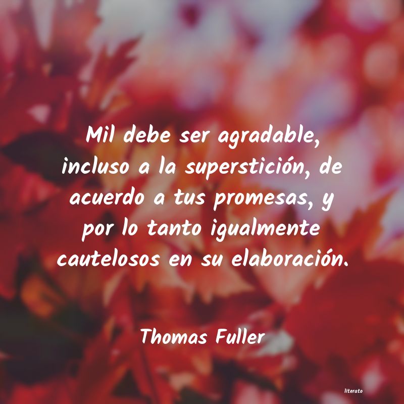 Frases de Thomas Fuller