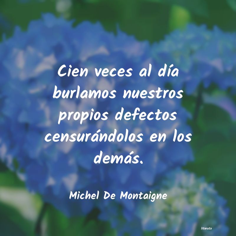 frases de Michel De Montaigne