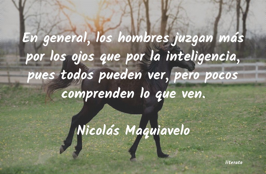 frases de Nicolás Maquiavelo