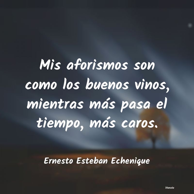 Frases de Ernesto Esteban Echenique