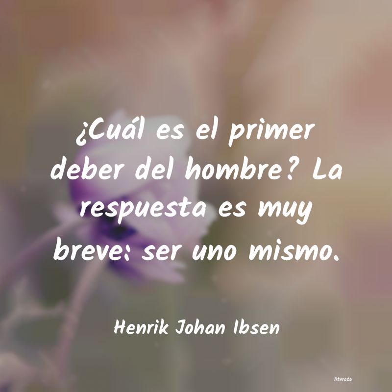 Frases de Henrik Johan Ibsen