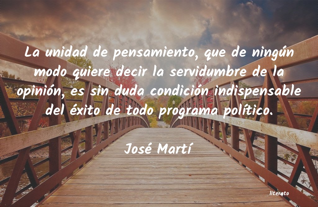 Frases de José Martí