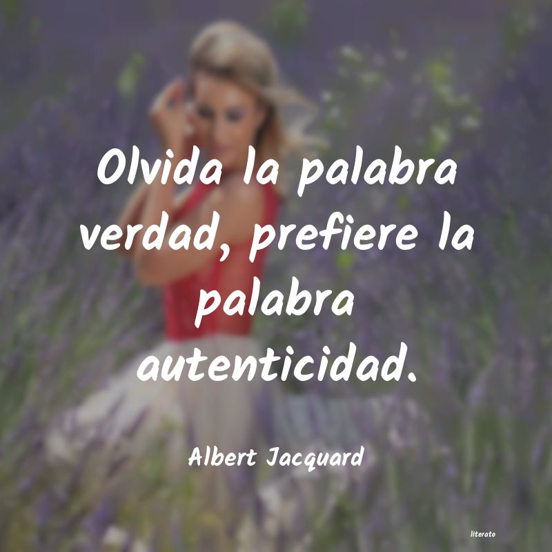 Frases de Albert Jacquard