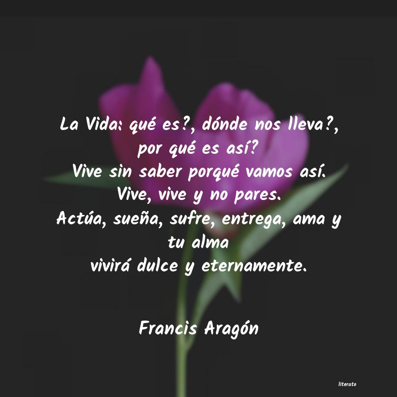 Frases de Francis Aragón