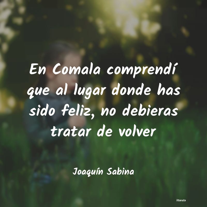 frases de JoaquÃn Sabina