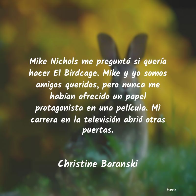 Frases de Christine Baranski