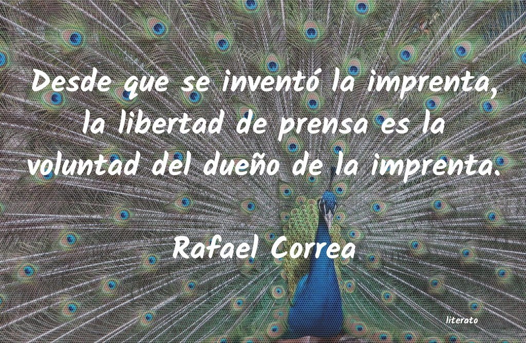 Frases de Rafael Correa