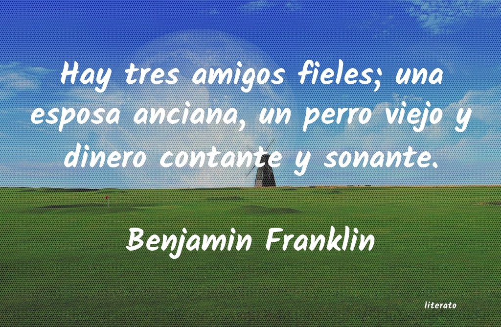 Frases de Benjamin Franklin