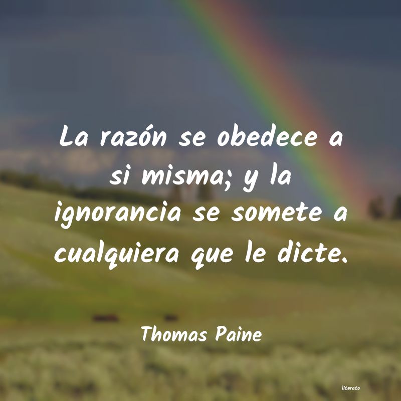 frases de Thomas Paine