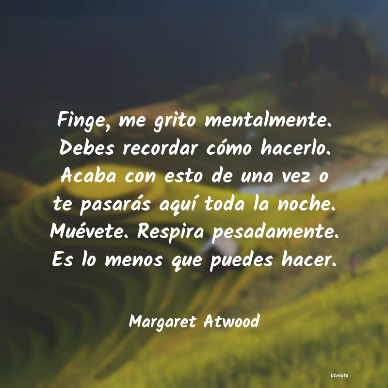 frases de Margaret Atwood