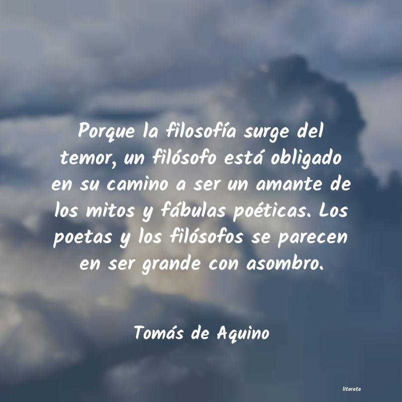 Frases de Tomás de Aquino