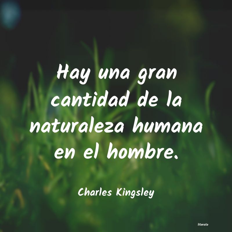 frases de Charles Kingsley