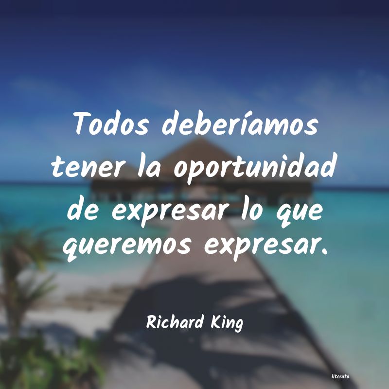 Frases de Richard King