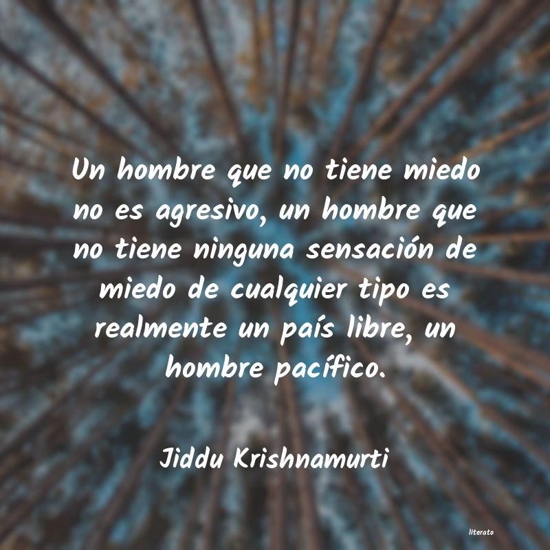 frases de Jiddu Krishnamurti